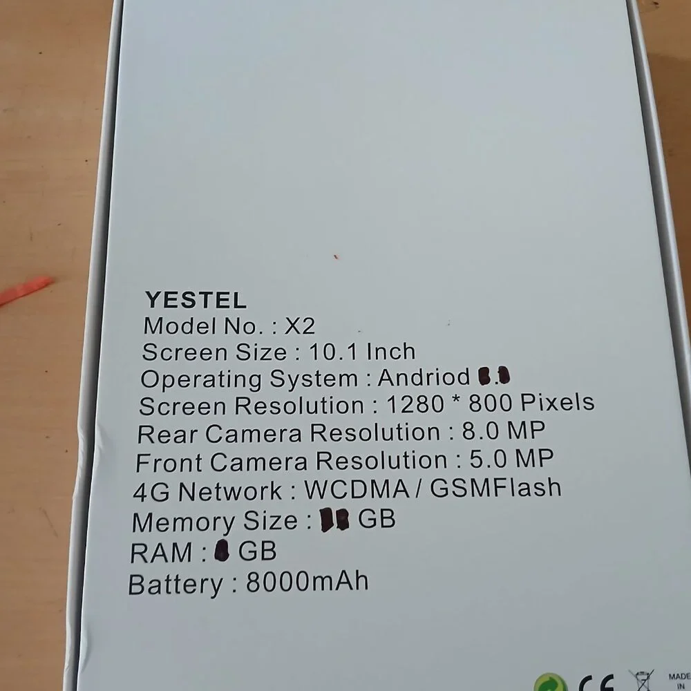 goodtel 10.0 .Band new tablets
